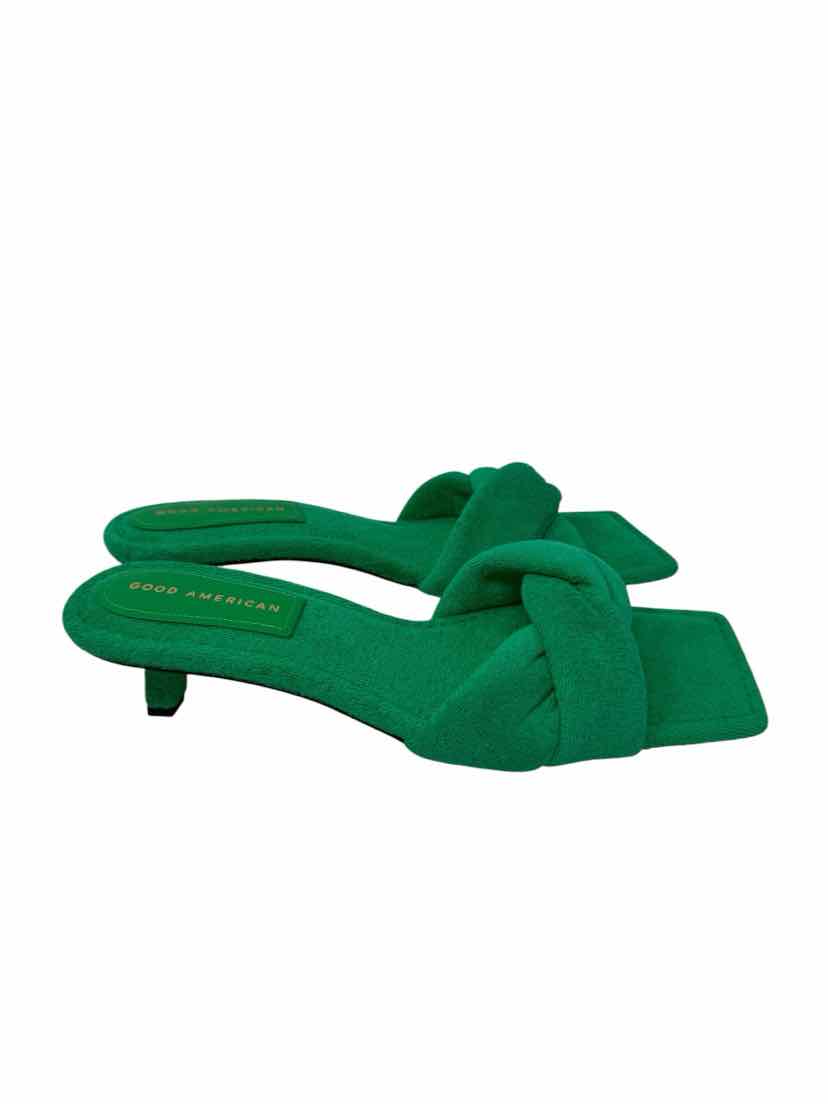 Shoe Size 11 GOOD AMERICAN Green Sandals