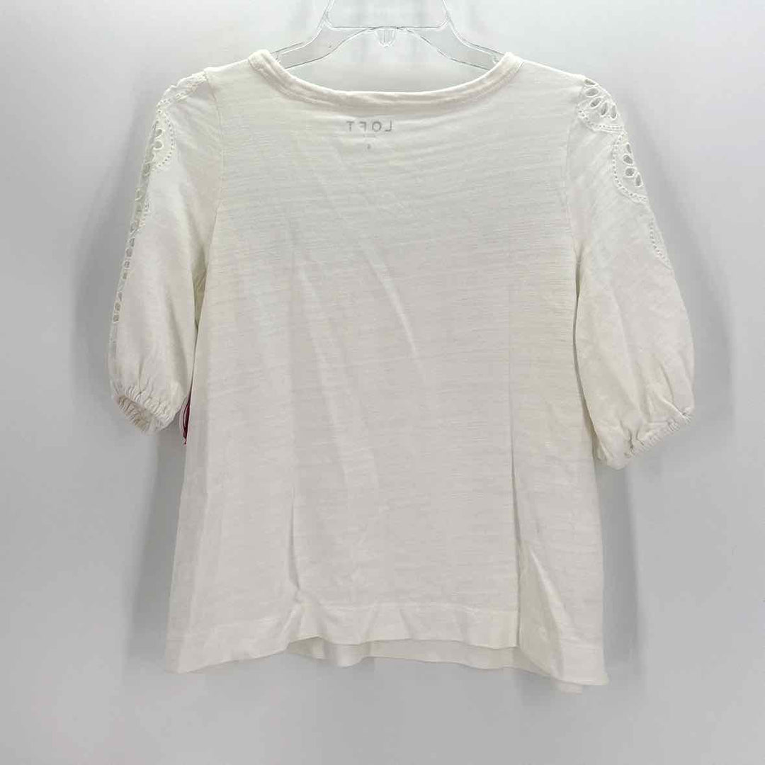 Size S LOFT White Shirt