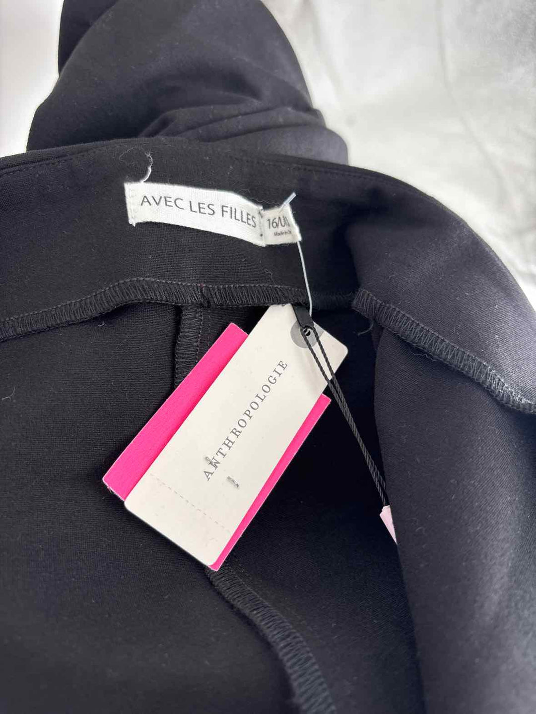 Size 16 Anthropologie Black Capri