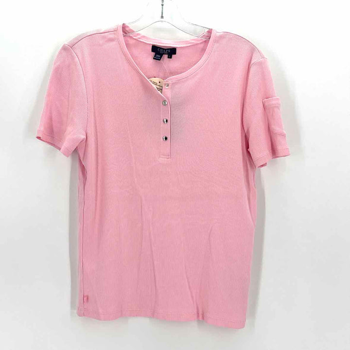 Size L CHAPS Pink Shirt