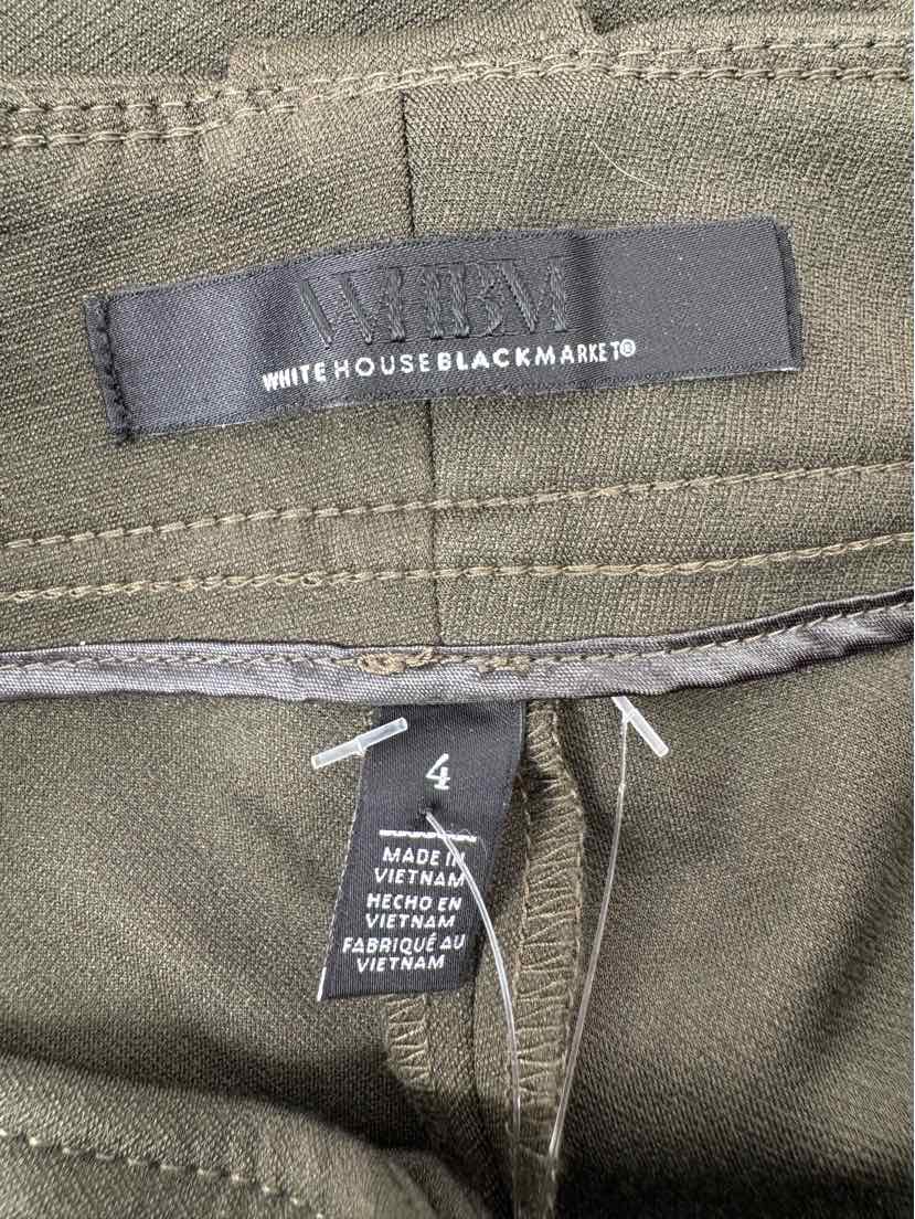 Size 4 White House Black Market Olive Pants