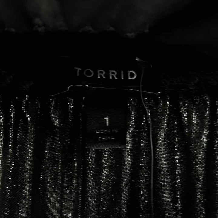 Size 1X Torrid Black Skirt