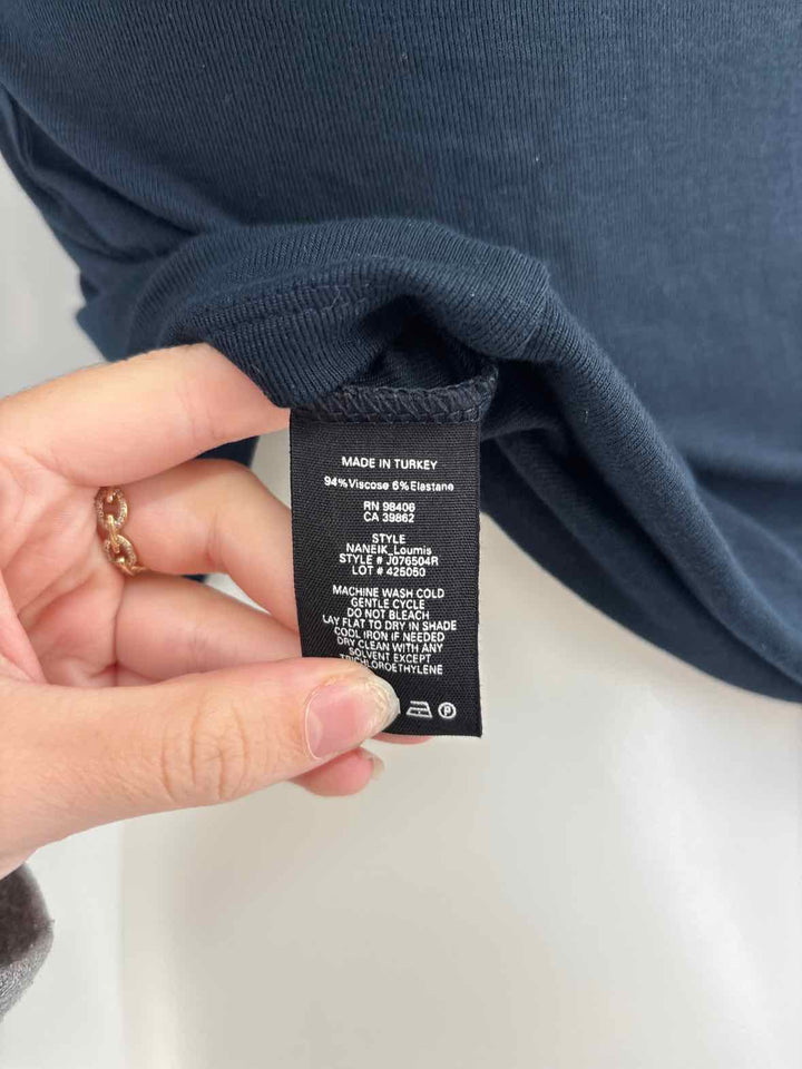 Size Petite THEORY Navy Shirt