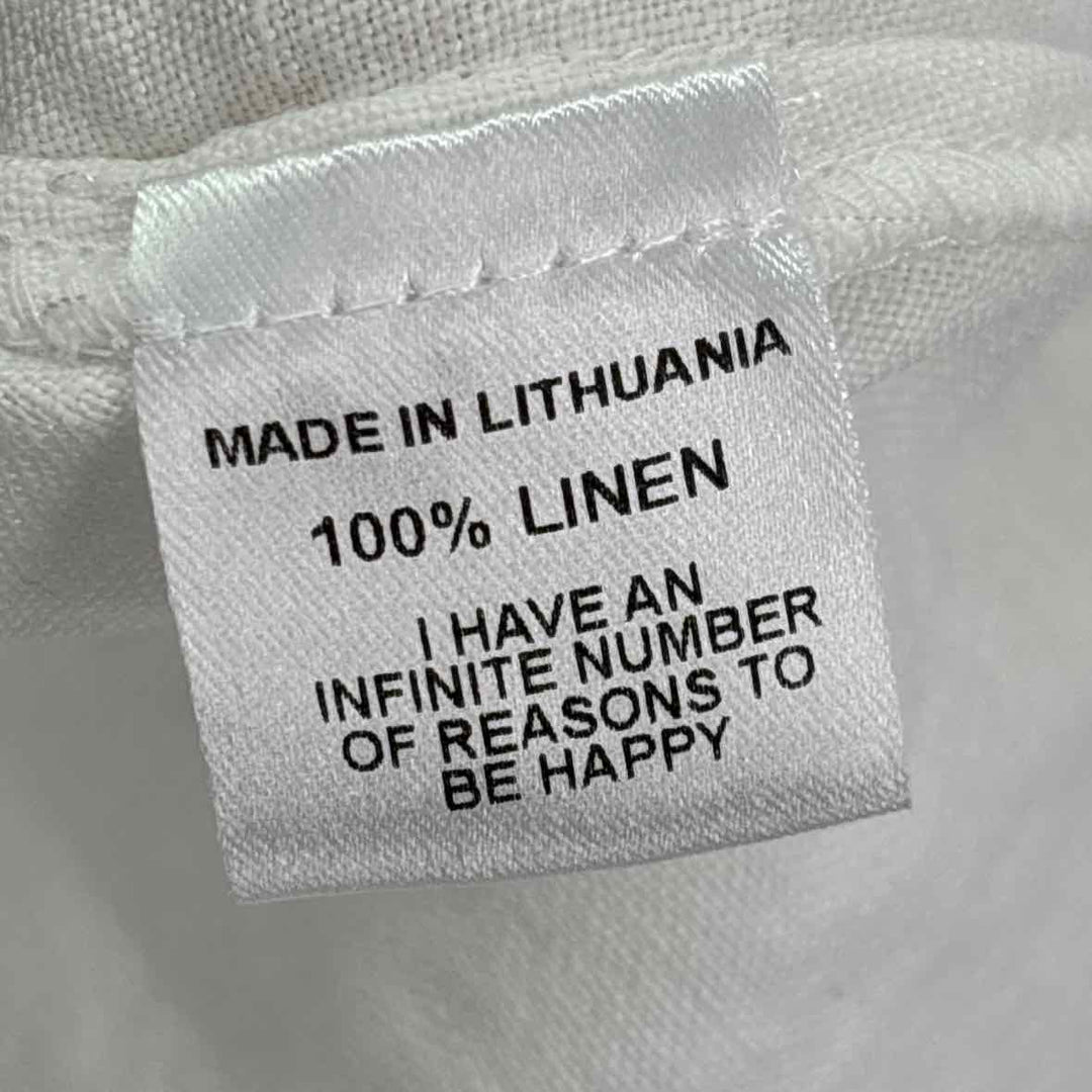 Size S F2F White Linen Shirt