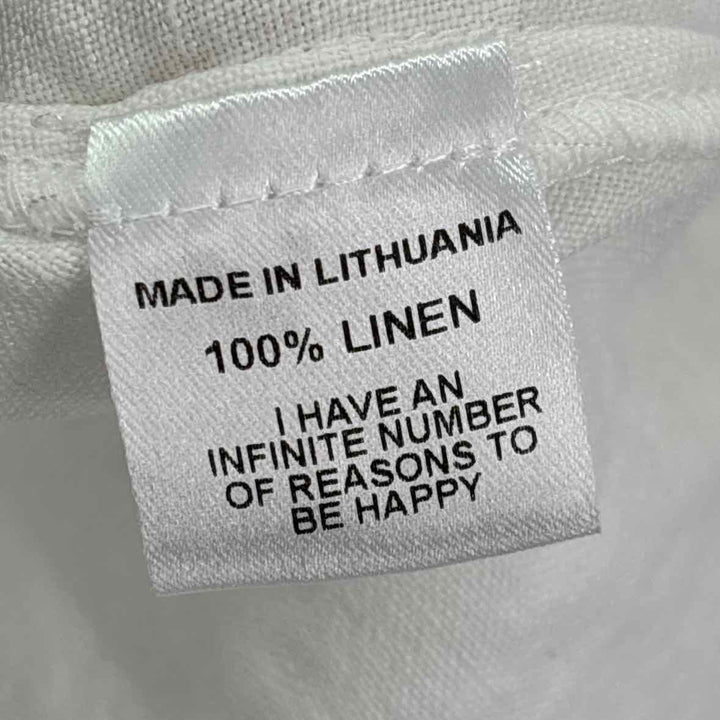 Size S F2F White Linen Shirt