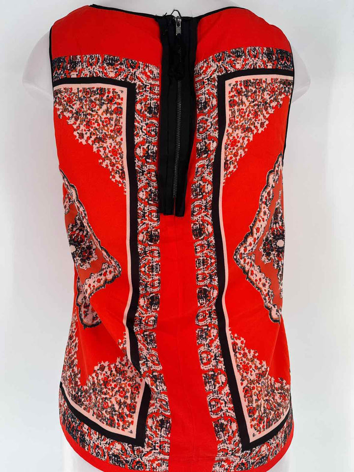 Size 6 ORANGE PRINT Shirt