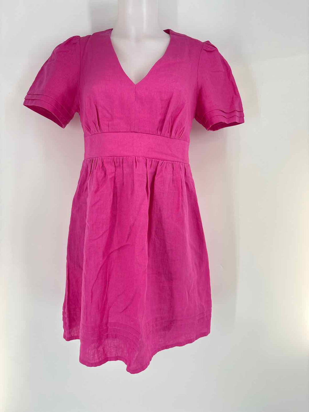 Size 6P Boden Pink Linen Dress