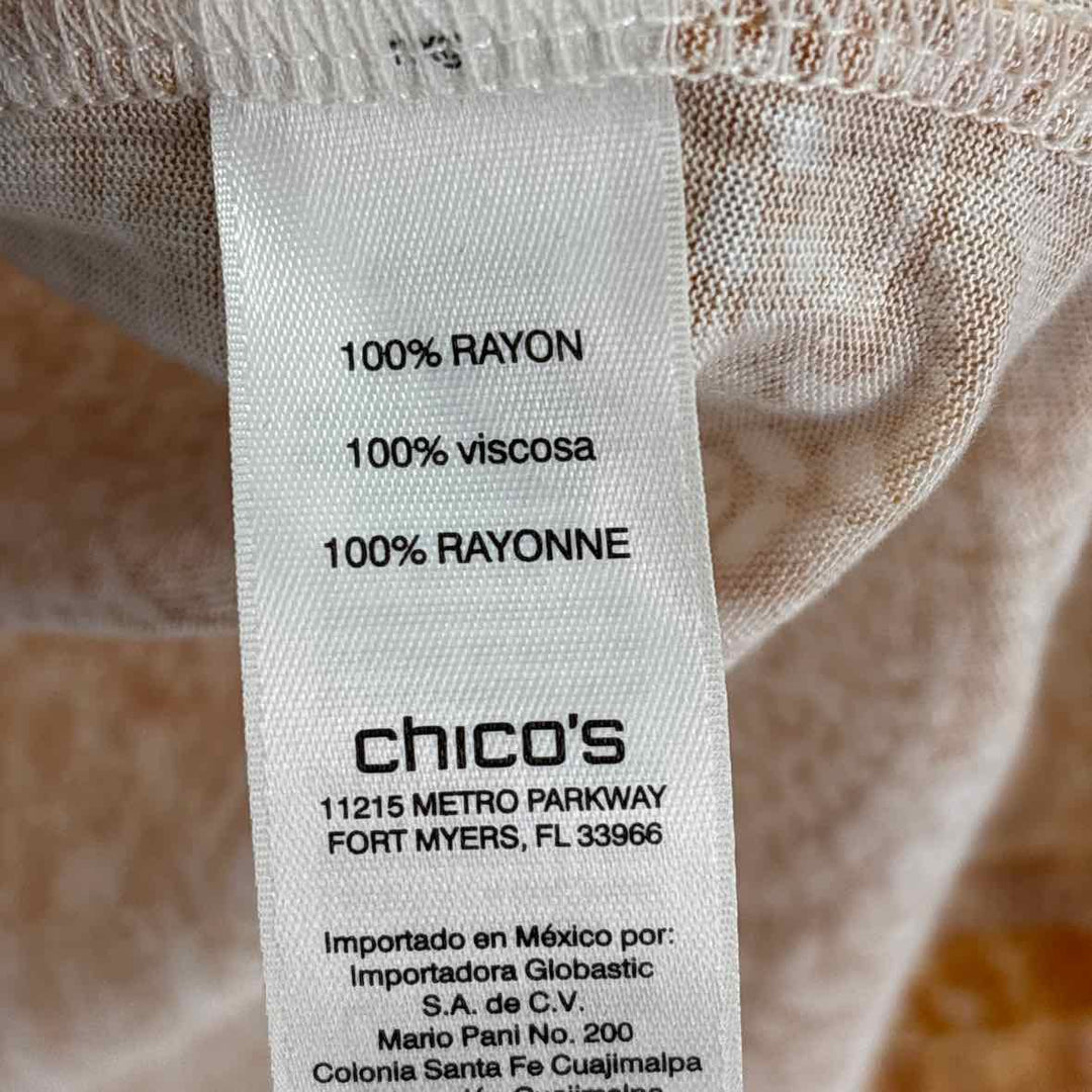 Size S Chico's Yellow Shirt