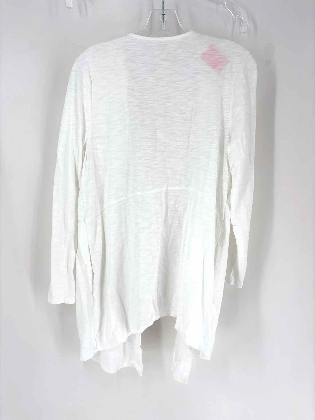 Size M Chico's White Cotton Cardigan