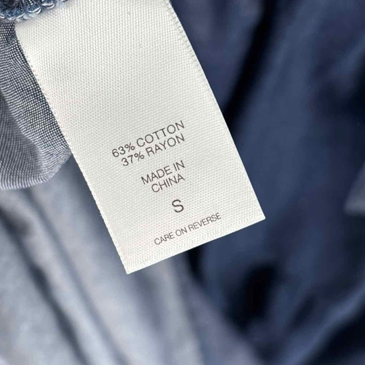 Size 8 NY & CO Navy Chambray Dress