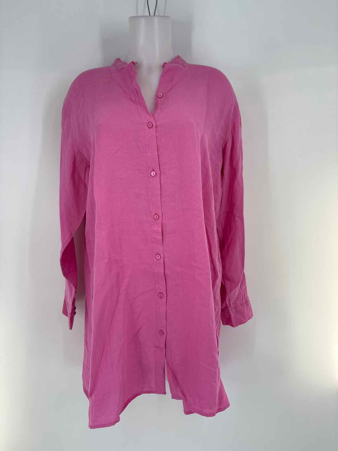 Size M Eileen Fisher Pink Shirt
