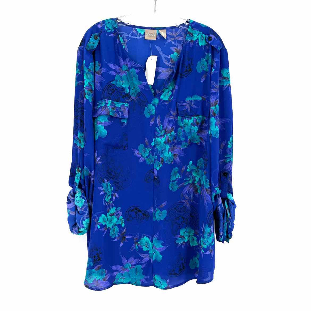 Size XL Chico's Blue Shirt