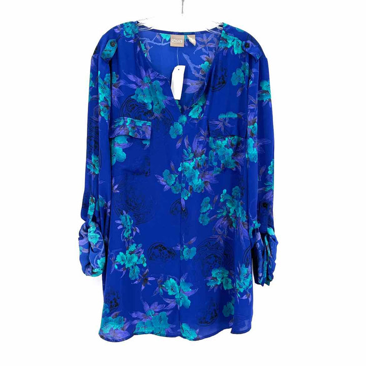 Size XL Chico's Blue Shirt