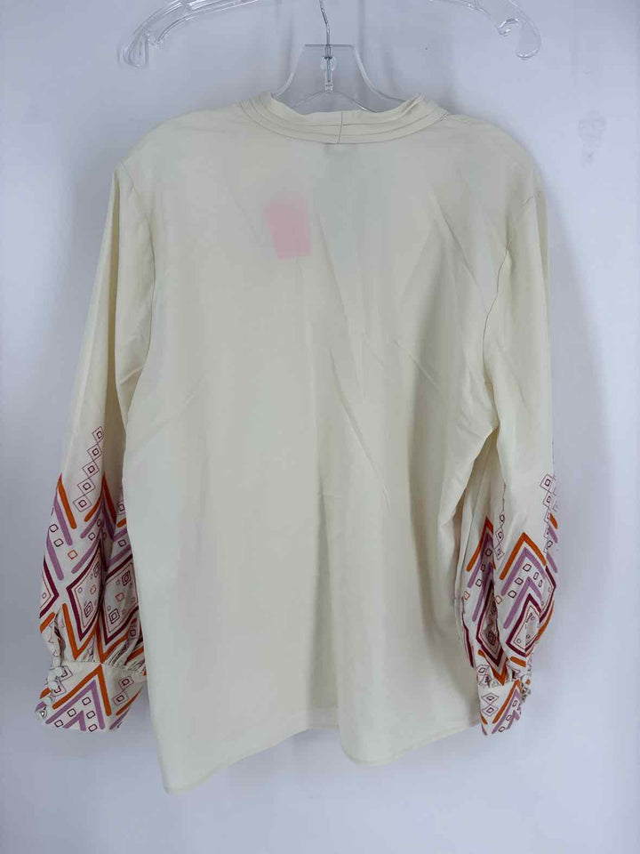 Size 12 Chico's Cream Shirt