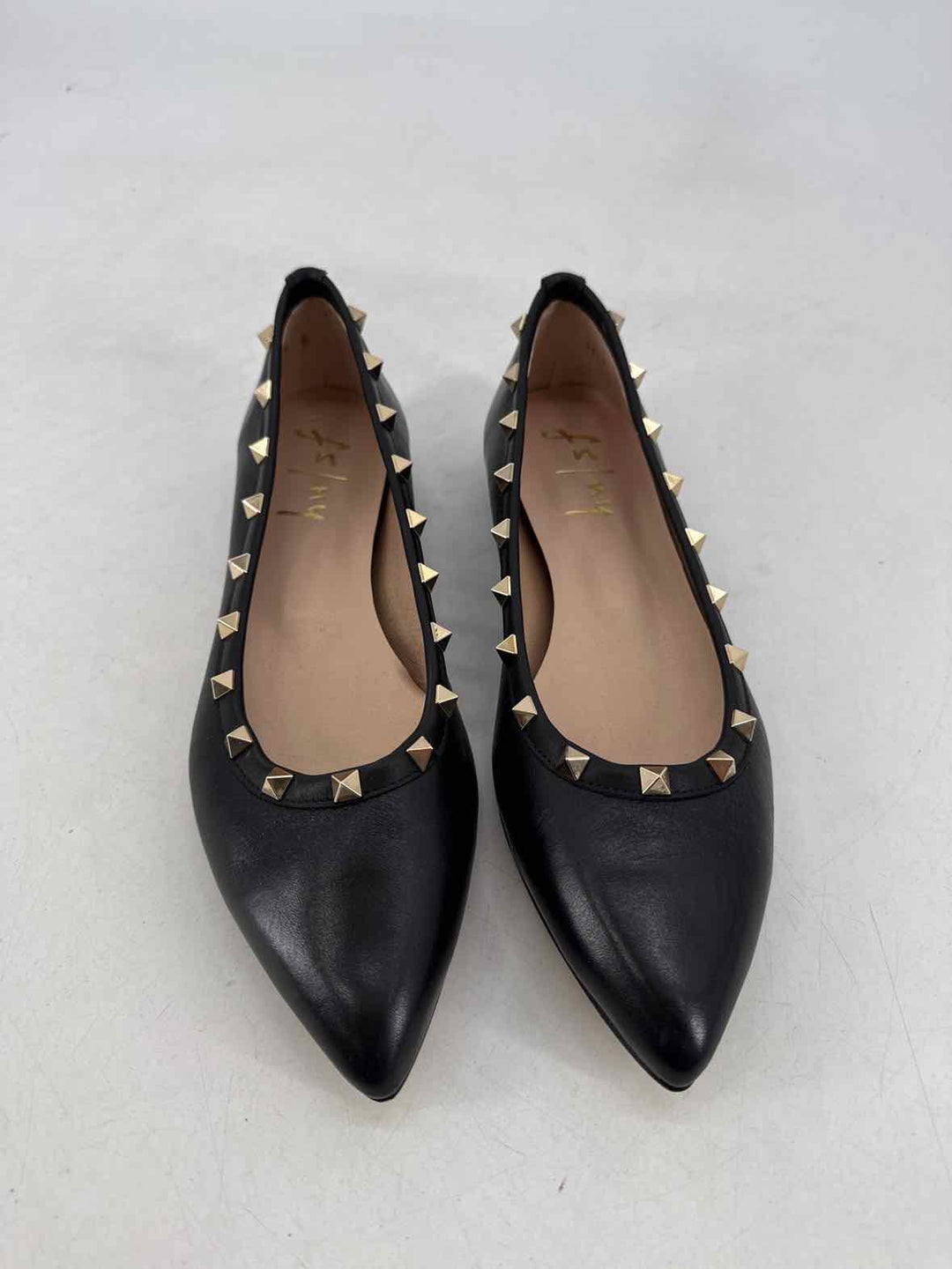 Shoe Size 9 Black Leather Flats