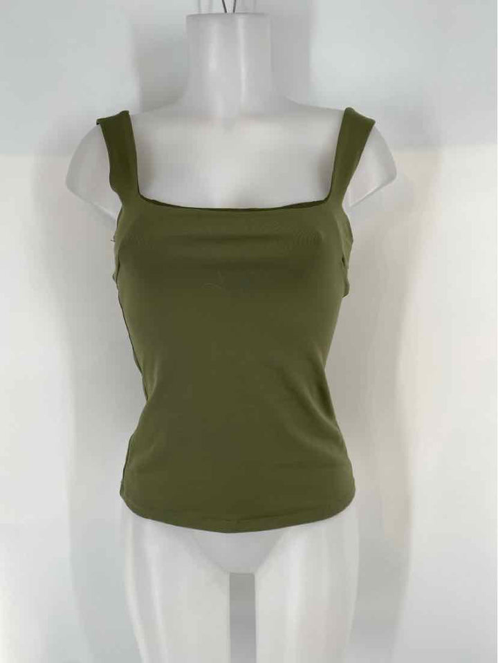 Size M FREE PEOPLE Green Shirt