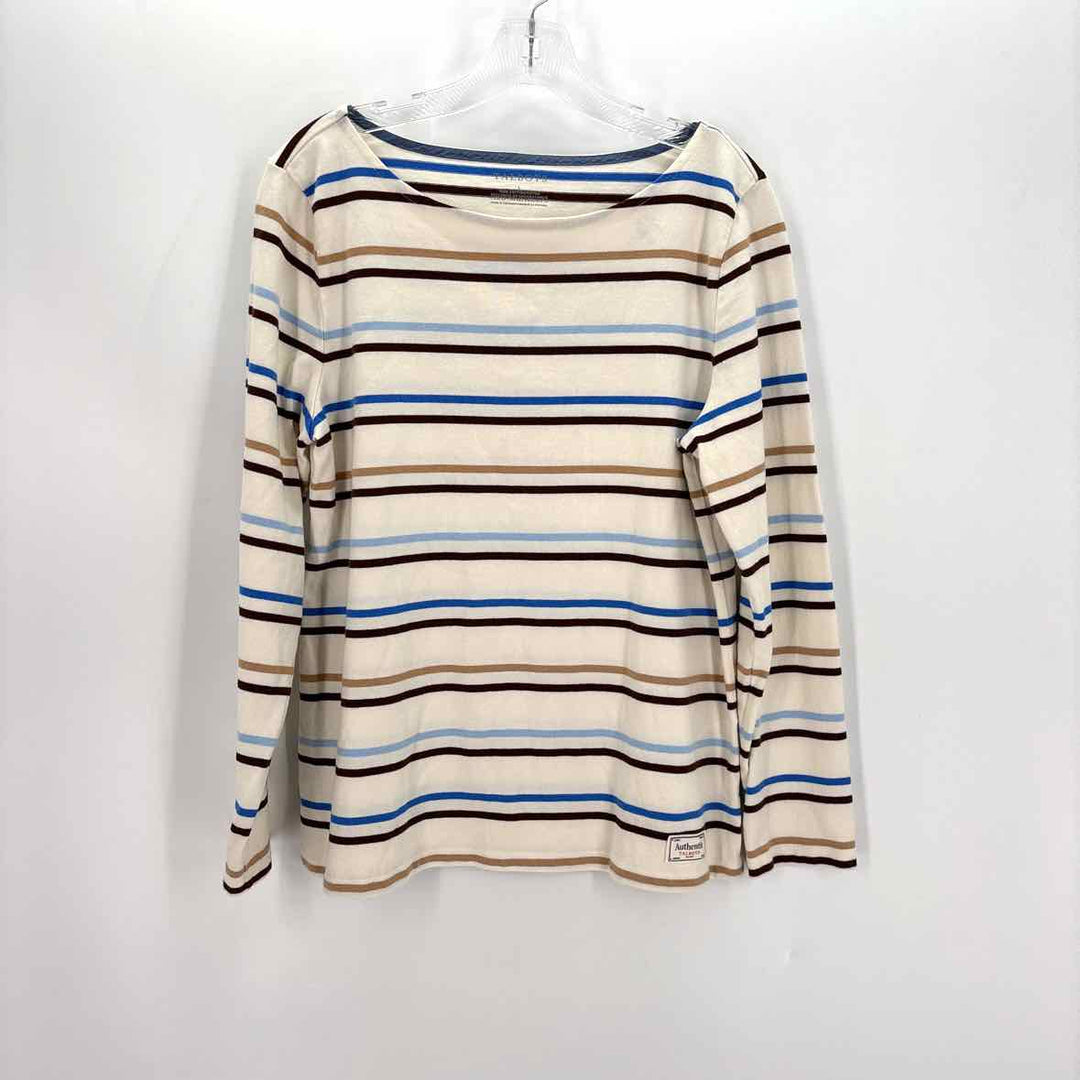 Size L Talbots Ivory Cotton Shirt