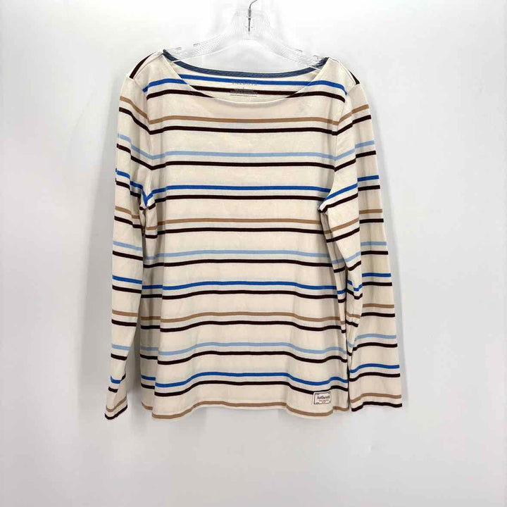 Size L Talbots Ivory Cotton Shirt