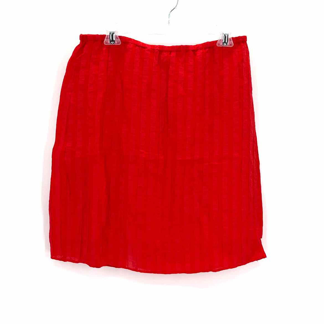 Size 8 J Crew Red Skirt