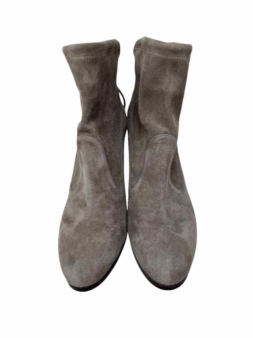 Shoe Size 7.5 Stuart Weitzman Gray Suede Boots