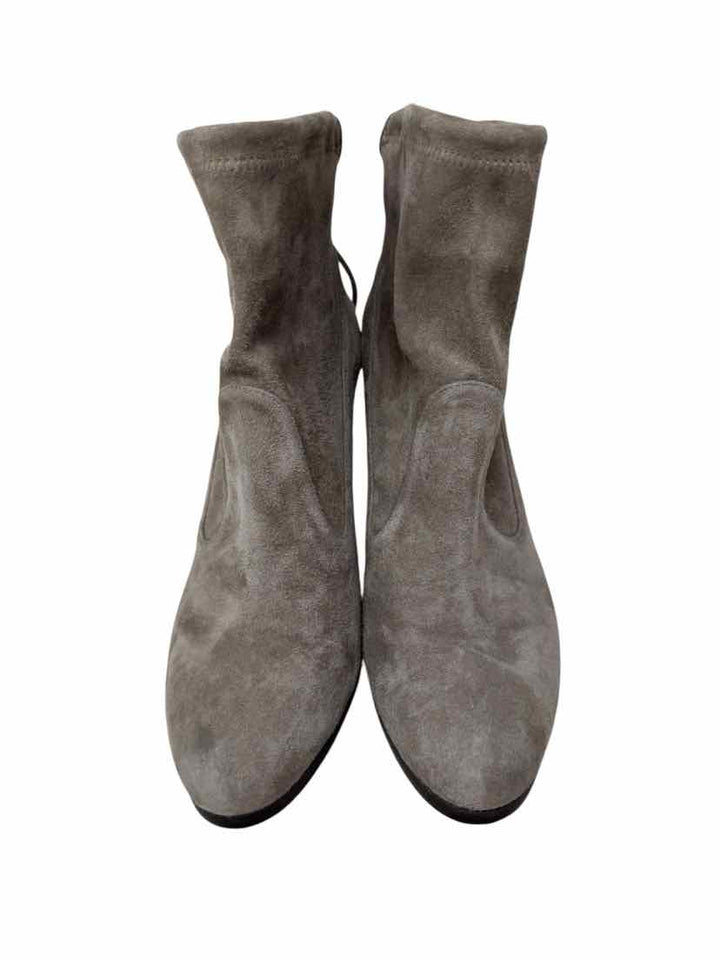 Shoe Size 7.5 Stuart Weitzman Gray Suede Boots