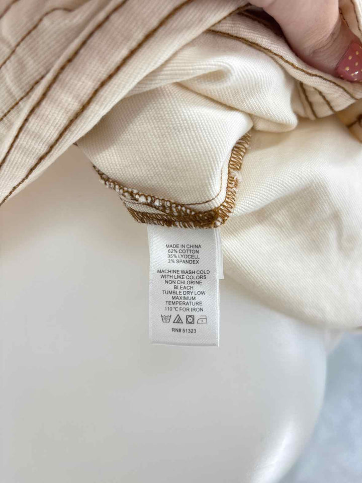 Size L PARKER Cream Dress
