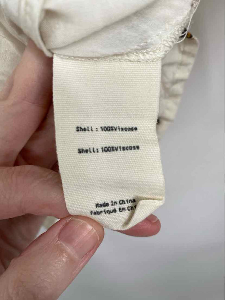 Size XS L'AGENCE Cream Shirt