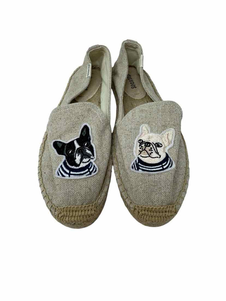 Shoe Size 7 SOLUDOS Beige Flats
