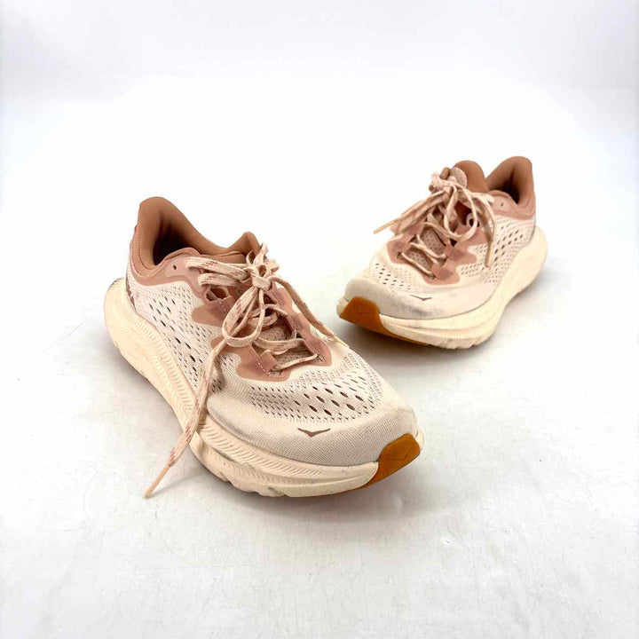 Shoe Size 7.5 HOKA Peach Knit Sneakers