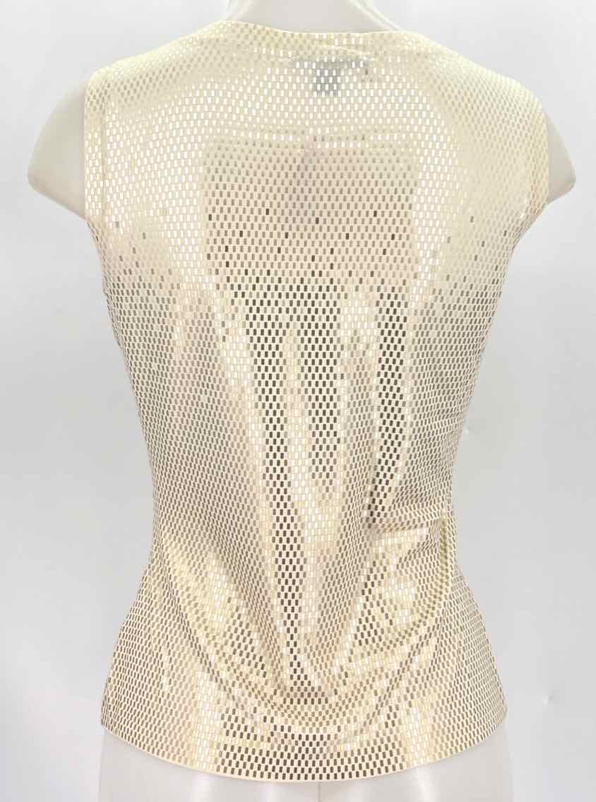 Size S ST JOHN Ivory Shirt