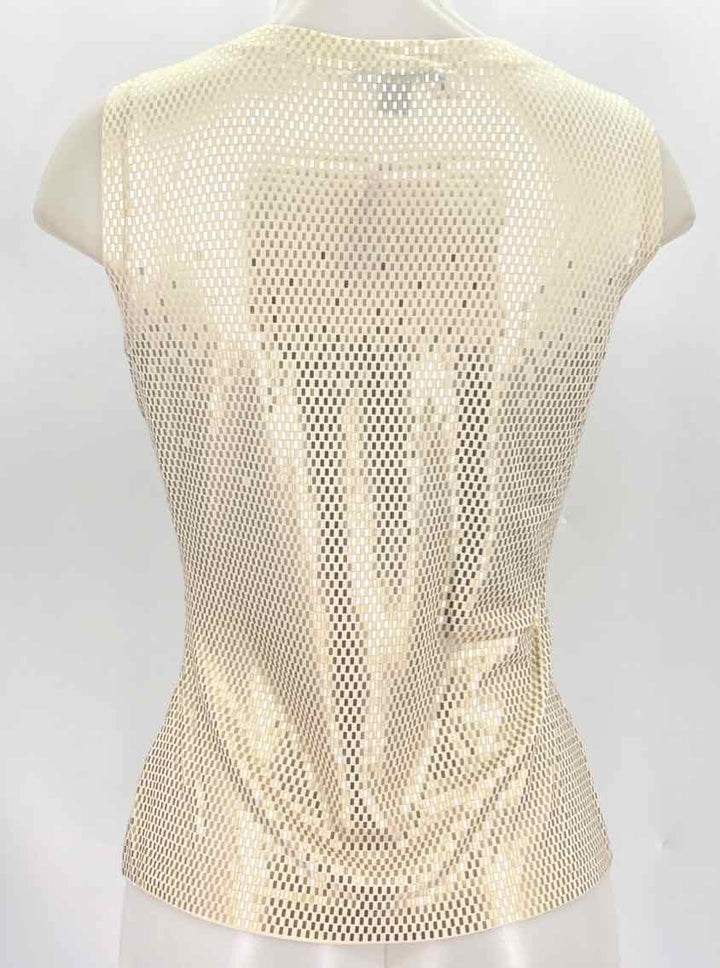 Size S ST JOHN Ivory Shirt