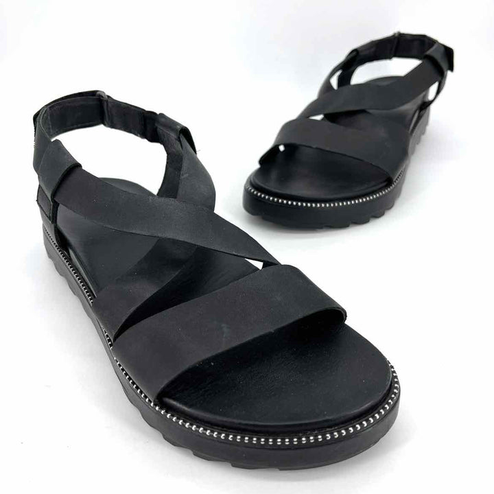 Shoe Size 9 Sorel Black Sandals
