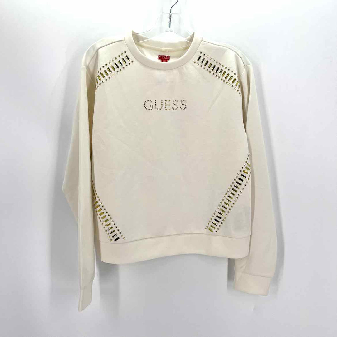 Size L GUESS Cream Shirt