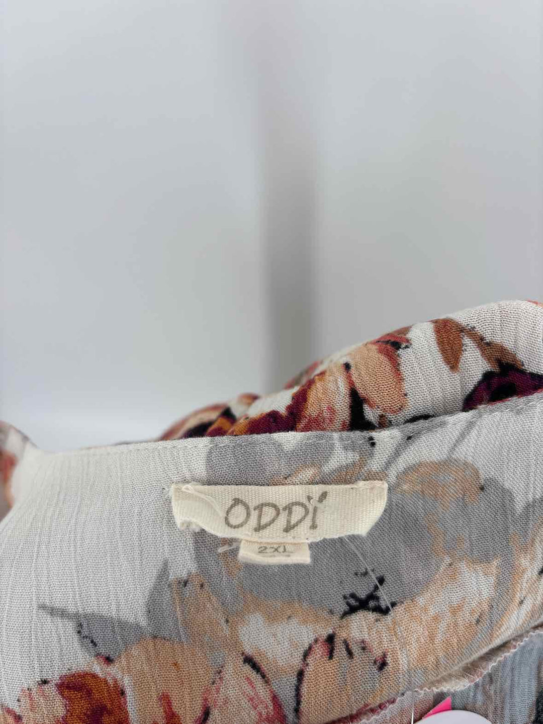 Size 2X ODDI Multi-Color Dress