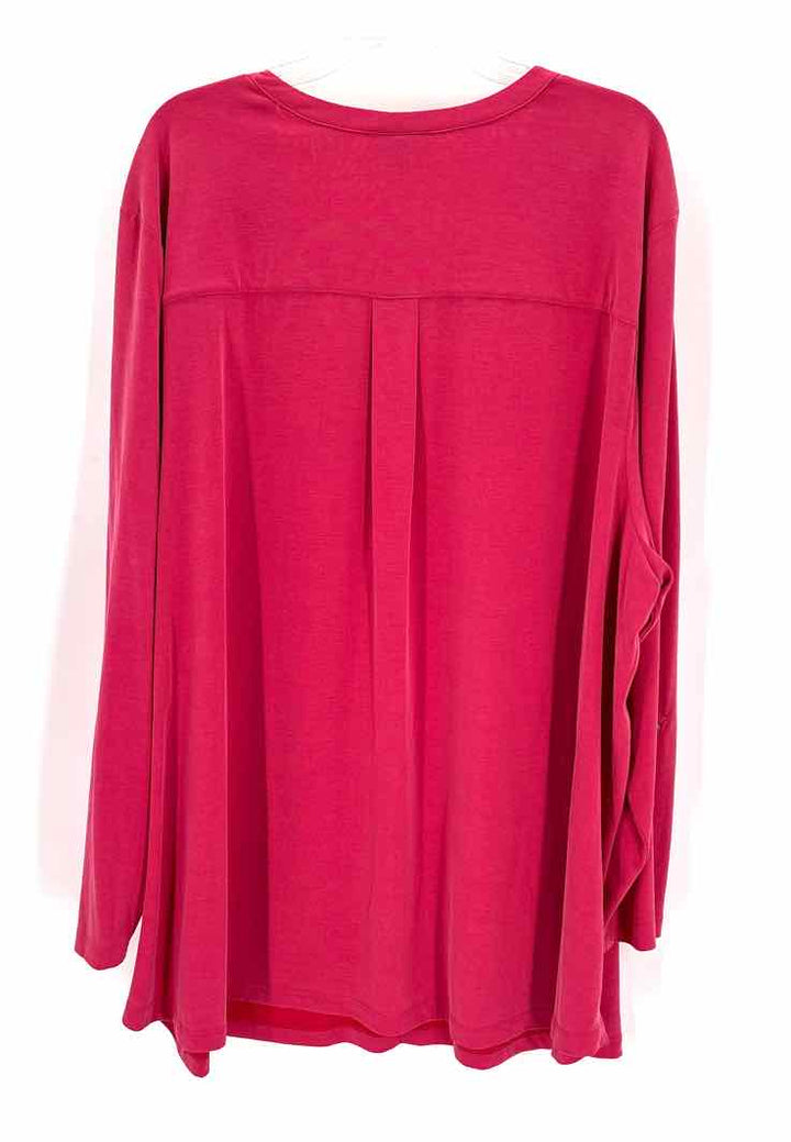 Size 4X J JILL Pink Cotton Shirt