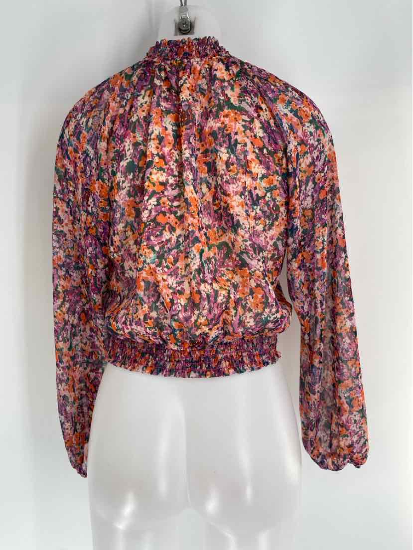 Size M LAVENDER BROWN Purple Shirt