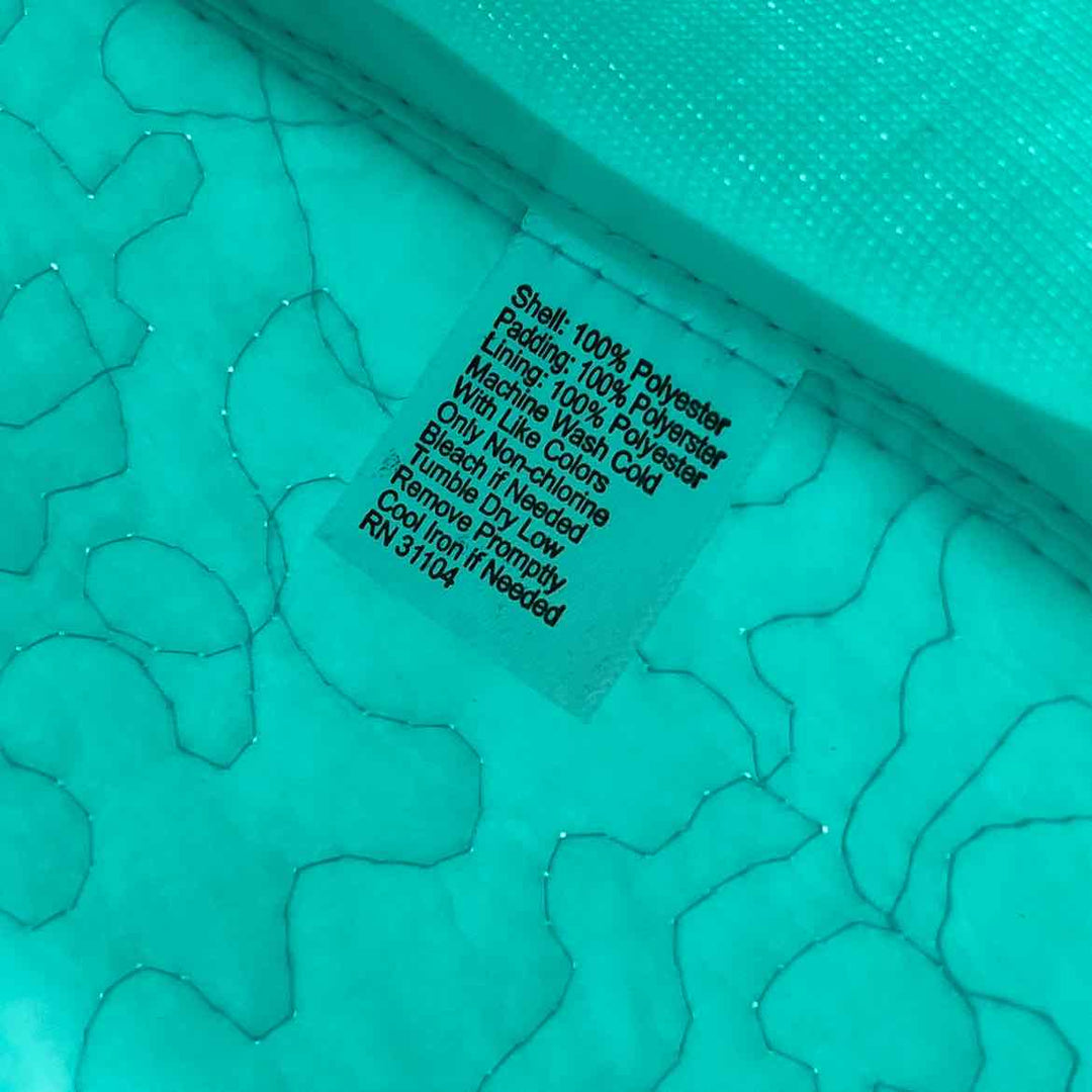 Size S Aqua Quilted Vest