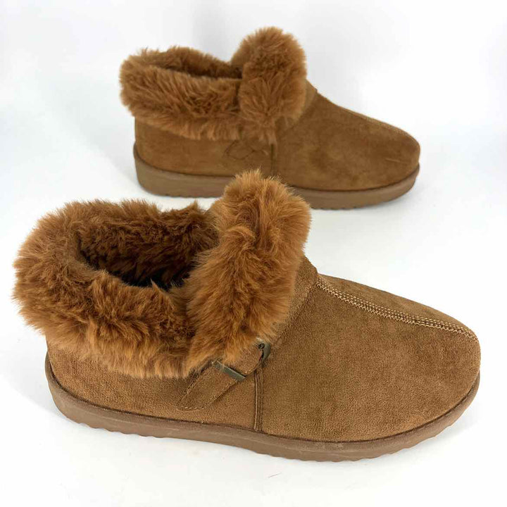 Shoe Size 10 Brown Faux Fur Boots