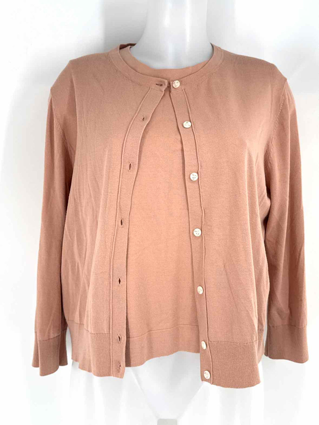 Size XL Ann Taylor Tan Cardigan