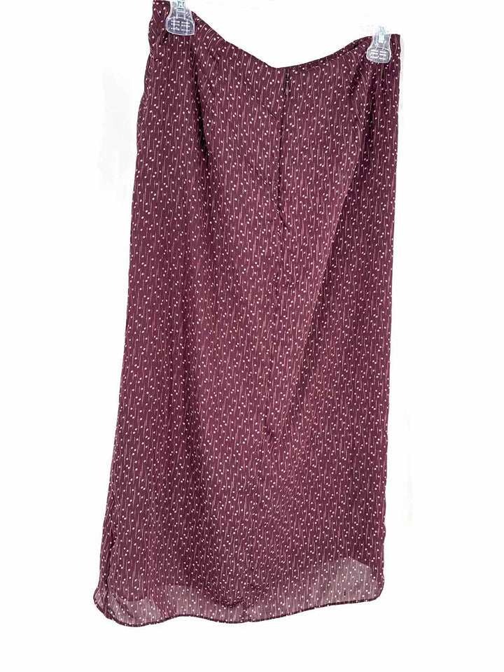 Size 8 JOIE Wine Skirt