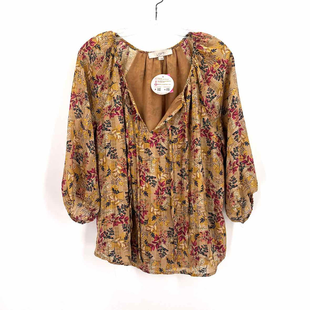 Size L LOFT Tan Shirt