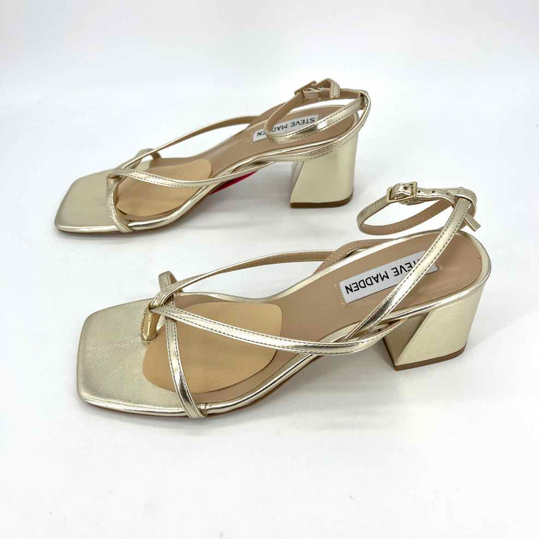 Shoe Size 8 Steve Madden Gold Sandals