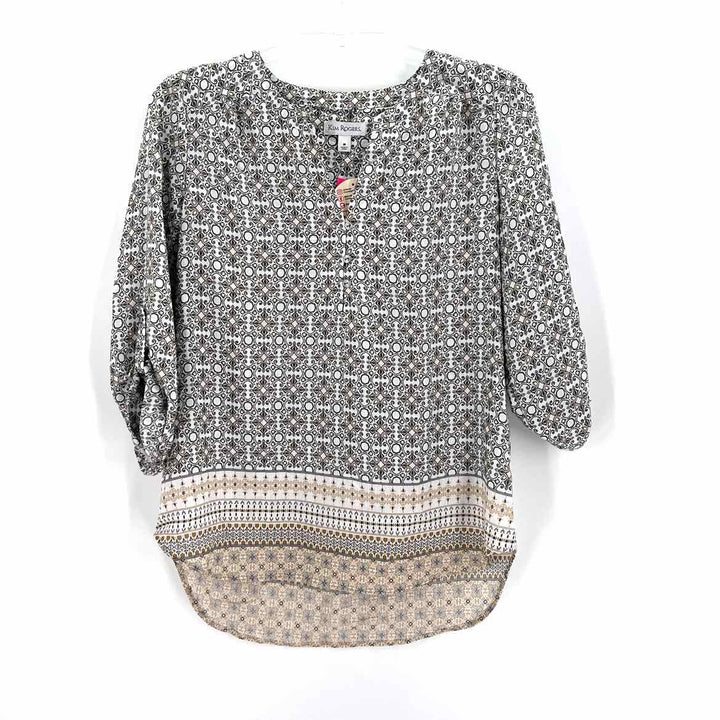 Size M KIM ROGERS Multi-Color Shirt