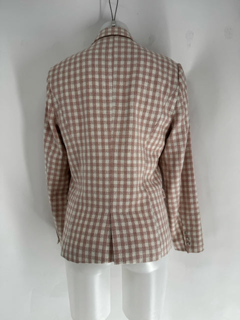 Size L BLANK NYC Pink Tweed Blazer