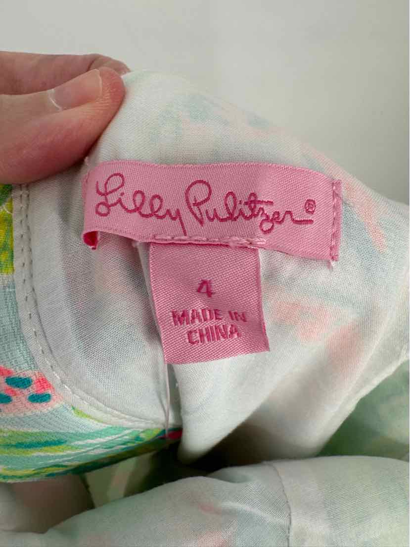 Size 4 Lilly Pulitzer Multi-Color Dress