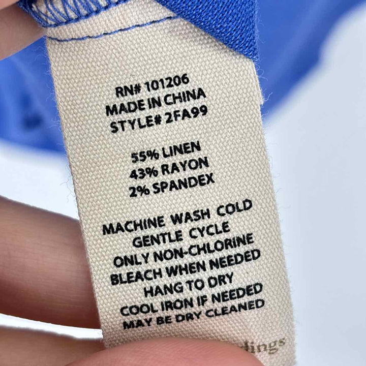 Size XS SOFT SURROUNDINGS Blue Dress