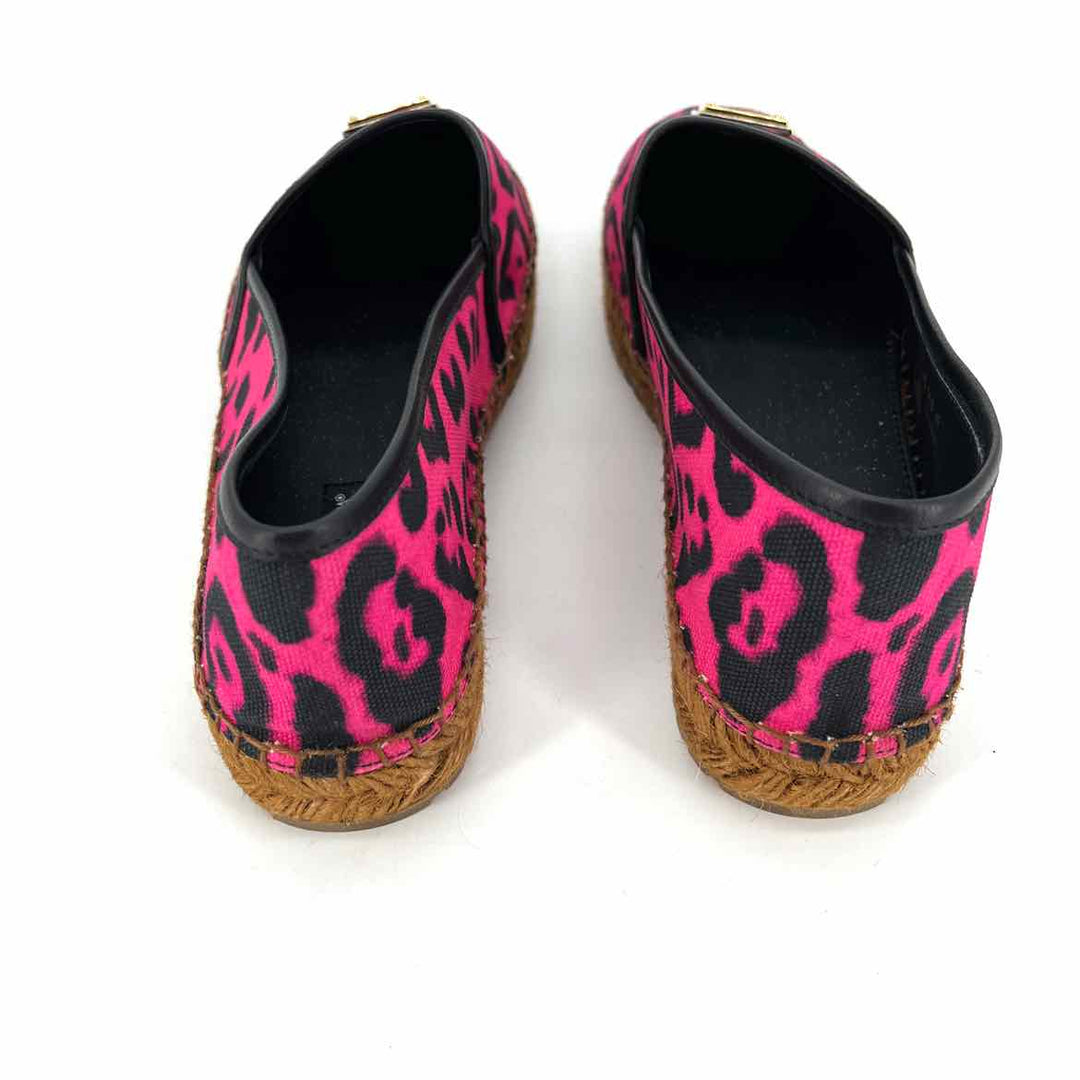 Shoe Size 40 Dolce & Gabbana Fuschia Canvas Luxury - Flats