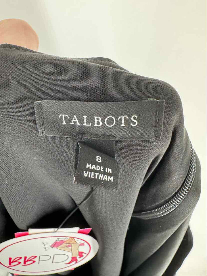 Size 8 Talbots Black Dress
