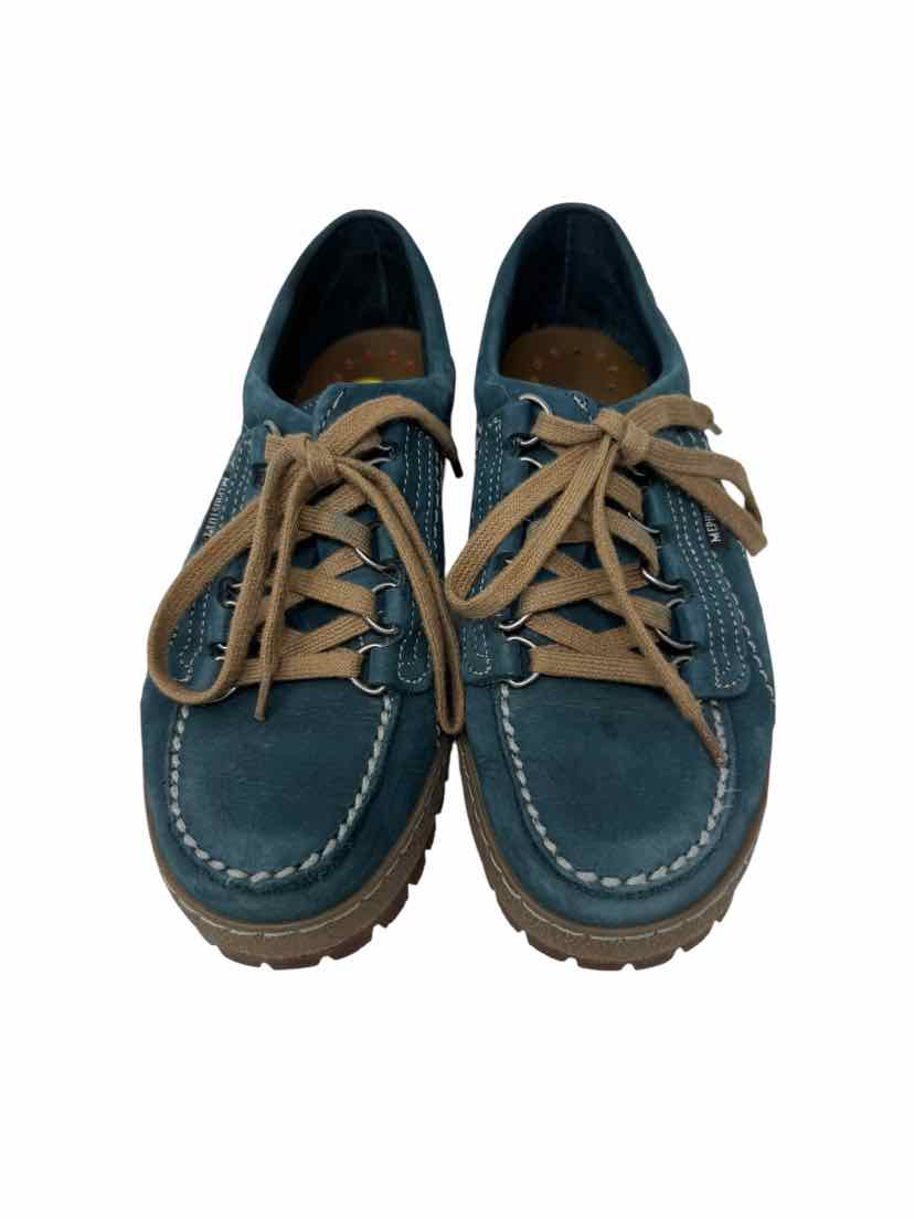 Shoe Size 38 MEPHISTO Teal Leather Flats
