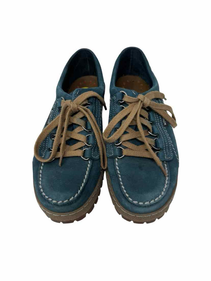 Shoe Size 38 MEPHISTO Teal Leather Flats